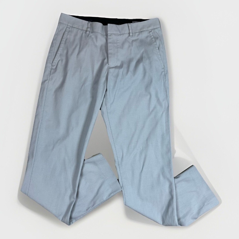 Bonobos pants slim fit Athletics chino Breathable gray Mid Rise Size 30x32